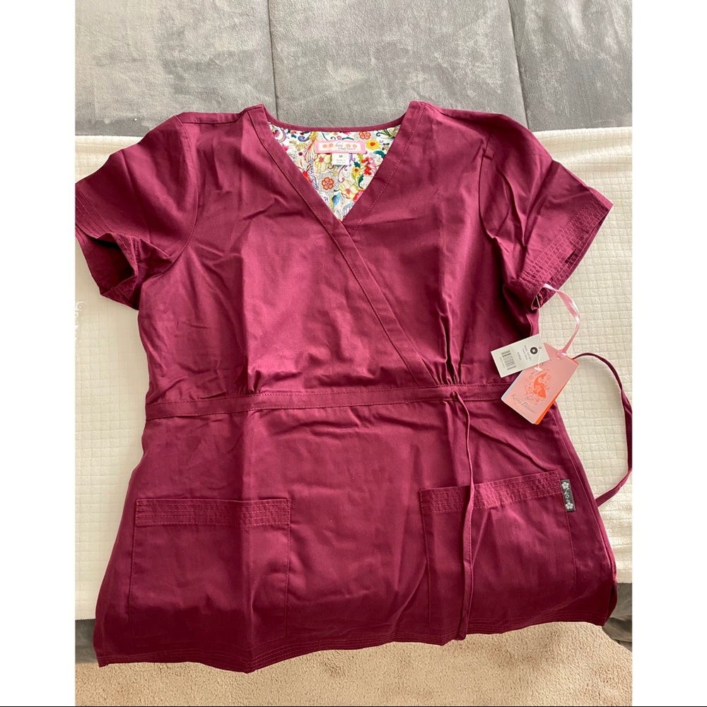 scrub top women